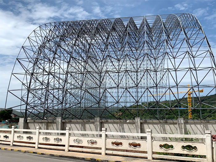 永济山寨矿储煤棚网架